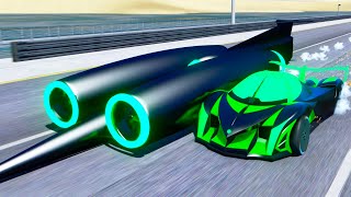 1.5 Million HP Devel Sixteen 2014 vs Thrust SSC Alien Engine at Special Stage Route X