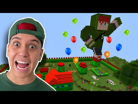 VILA DO ROBIN HOOD? SURPRESA DE ANIVERSÁRIO NO MINECRAFT!!