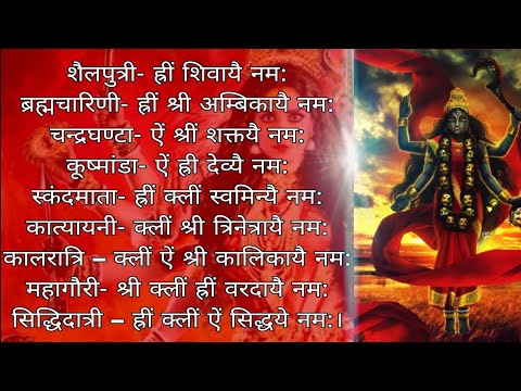 नौ देवियों के गोपनीय नौ बीज मंत्रों से होगी,हर मनोकामना पूर्ण, सर्व रोग नाशक स्वयं सिद्ध मंत्र