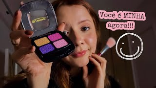 ASMR- AMIGA TÓXICA ESTÁ OBCECADA POR VOCÊ E VAI TE MAQUIAR DURANTE A AULA 💅