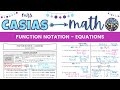 Evaluating Functions and Function Notation