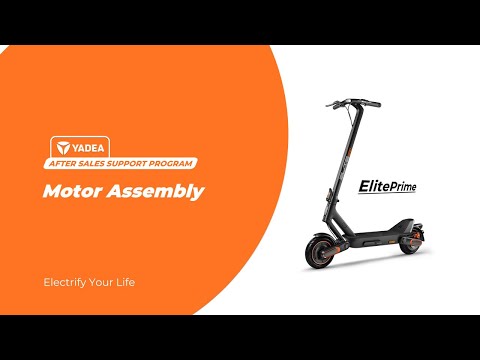 From Yadea-A Replacement Tutorial of the ElitePrime: Motor Assembly