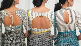 Simple Blouse Neck Pattern | Simple Saree Blouse Back Neck Designs New | Latest Simple Blouse Design