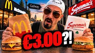 I Tried the CHEAPEST Fast Food in Ireland I Cost of Living in Ireland VLOG 🇮🇪
