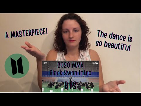 Vidéo BTS  2020 MMA Black Swan Intro Performance Dance Practice REACTION  ENG SUB