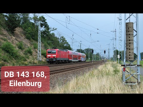 4K | DB 143 168 vertrekt met Dosto's van Eilenburg als S9 naar Halle(Saale) Hbf!