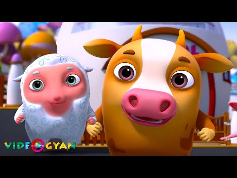 Mary Had A Little Lamb Song And More | Animinies Nursery Rhymes | Kids Songs & Baby Rhymes