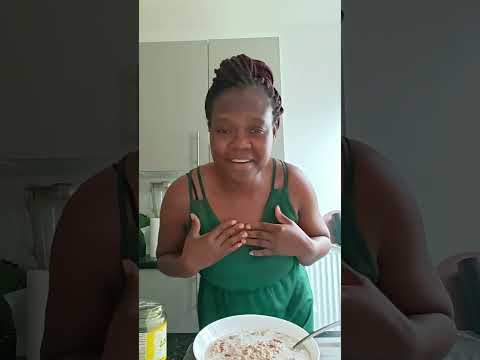having my food