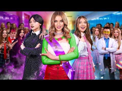 النجاة من المدرسة ل ٢٤ ساعة! أصعب مدرسة في العالم ضد  السحرية ضد الفاشلة