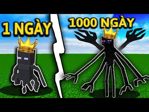 MINECRAFT SỰ TIẾN HÓA CỦA VUA ENDERMAN KHỔNG LỒ CÓ SỨC MẠNH BÓNG ĐÊM TRONG MINECAFT PE (MCPE)