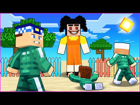 ŞEHİRDEKİ HERKES SQUİD GAME OYUNUNUN İÇİNDE KALDI! 😱 - Minecraft