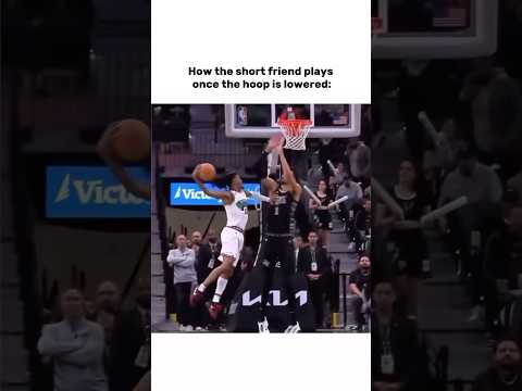 If only he was taller 😂 #basketball #trending #nba #hoops #funny