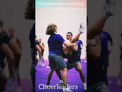 Cheerleaders training #shorts #cheerleader