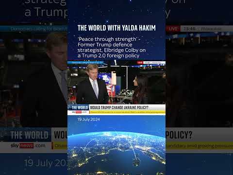 ‘Peace through strength’ - Elbridge Colby on a Trump 2.0 foreign policy