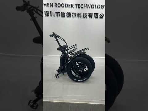 Rooder folding electric bicycle fat #ebike