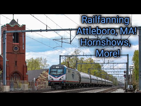 Railfanning Attleboro, MA! Friendly Crews, New MBTA Coaches, Meets, and more!