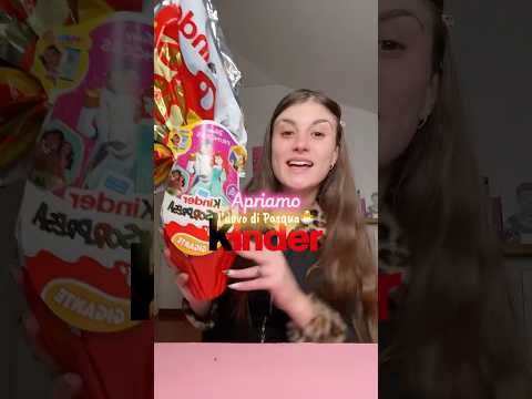 APRO L’UOVO DI PASQUA DELLA KINDER….troverò la Bella e la Bestia??🫣❤️