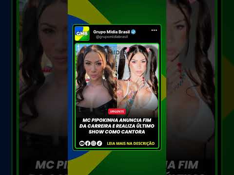 MC Pipokinha anuncia fim da carreira e realiza último show como cantora