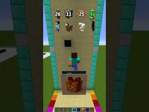 Minecraft — place your block as high as you can!