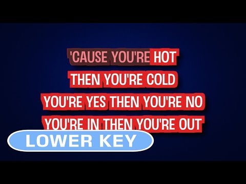 Katy Perry – Hot N Cold | Karaoke Lower Key