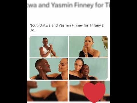 Ncuti Gatwa and Yasmin Finney for Tiffany & Co.