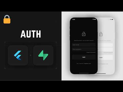 🔒📱 Authentication with Supabase • Flutter Tutorial