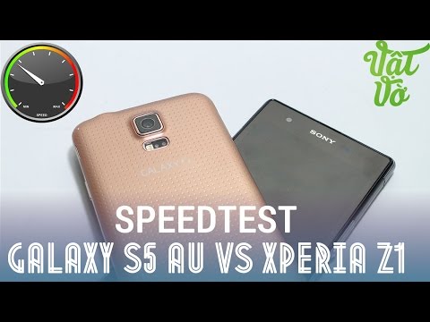 (VIETNAMESE) [Review dạo] So sánh tốc độ hiệu năng Samsung Galaxy S5 au và Xperia Z1