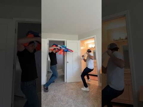 Bad guy's aim in action movies be like..#nerfornothin