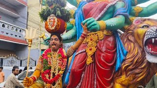 రాకేష్ బోనం అన్న గోల్కొండలో మహంకాళి రూపం చూసి భక్తులు భయపడ్డారు😱🙏|Golconda bonalu Rakesh Bonam Anna