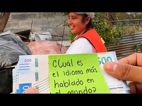 Le dí recompensa millonaria a mujer de la calle por su inteligencia 😭 nos hizo llorar