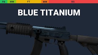 Galil AR Blue Titanium Wear Preview