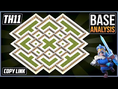 THE NEW ULTIMATE TH11 HYBRID/TROPHY Base 2024!! COC Town Hall 11 Trophy Base Design – Clash of Clans