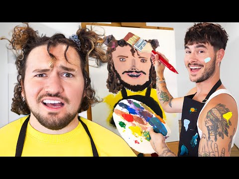 Best Friends Paint Each Other (Horribly)