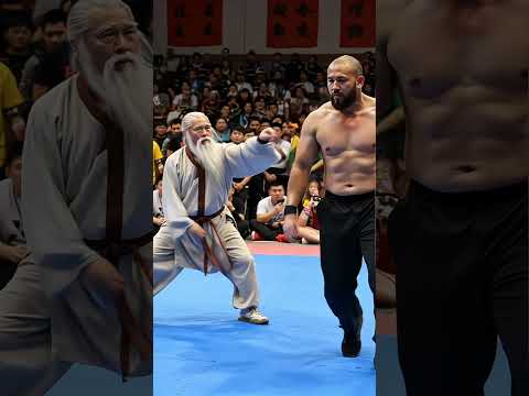 This old man is too powerful. His momentum alone scared away his opponents # Fighting  # Match Scene
