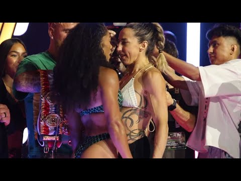Alycia Baumgardner BARES ALL & GOES CHEST TO CHEST in SMOKIN HOT FACE OFF with Jennifer Miranda