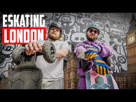 SKATING LONDON CITY ON ELECTRIC BOARDS