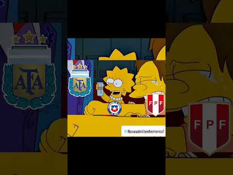Perú vs Argentina #argentina #comedia #lossimpson #humor #futbol #Peru