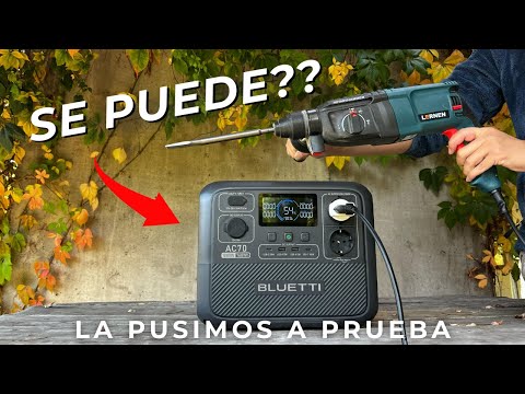 Estación de Energía BLUETTI AC70 - PRUEBA EXTREMA