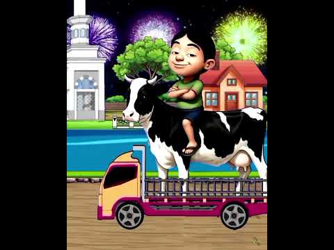 Parade takbiran keliling malam idul adha 2025 ada truk sapi kurban #allahuakbar #takbiran