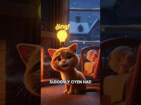 The Cat Who Disguised Itself as a Baby 😂 #short #cartoon #cat #cartoonforkids #shortvideo