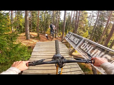 JÄRVSÖ BIKEPARK SLOPEDURO POV RIDING 2024 (tailwhips, backflips)