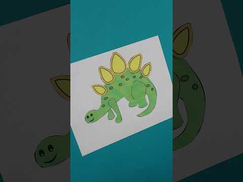 Easy dinosaur craft 🦕