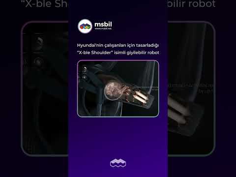 Hyundai'nin çalışanları için tasarladığı X-ble Shoulder isimli giyilebilir robot | #hyundai #shorts