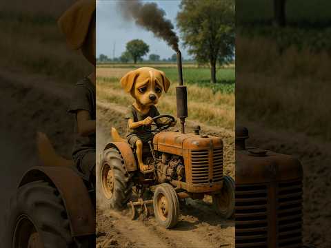 The hardworking dog #shorts #sad #dog