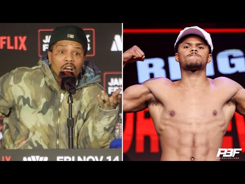 GERVONTA DAVIS SNAPS AT REPORTER FOR ASKING WHY HE’S FIGHTING JAKE PAUL OVER SHAKUR STEVENSON