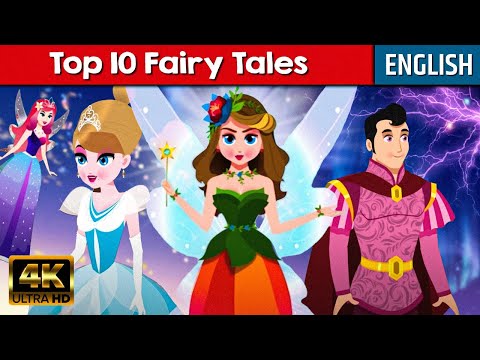 Top 10 English Fairy Tales - Bedtime Stories For Kids | English Cartoon | Moral Stories In English