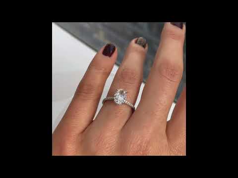 1.5 ct Oval Diamond Signature Wrap Engagement Ring