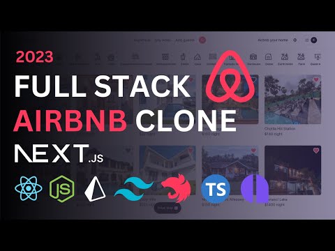 🔴 Full Stack Airbnb Clone with Next.js 14 App Router: React, Tailwind, Prisma, Node.js & Amplication