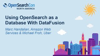 Using OpenSearch as a Database With DataFusion