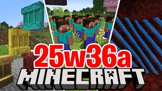HANNO AGGIUNTO gli NPC - Minecraft ITA 1.21.9 Snapshot 25w36a